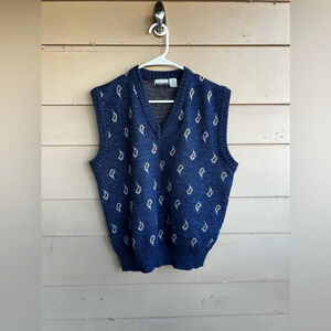 Vintage Grandpa Vest - Grandpacore, Eclectic Grandpa - Size XL